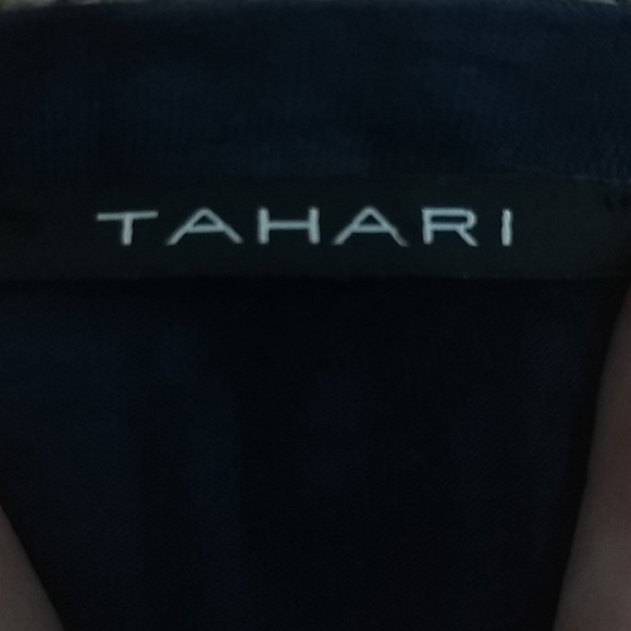 Tahari navy t-shirt - Picture 2 of 5
